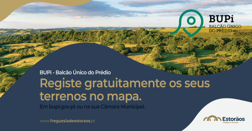 Identifique e registe gratuitamente os seus terrenos no mapa