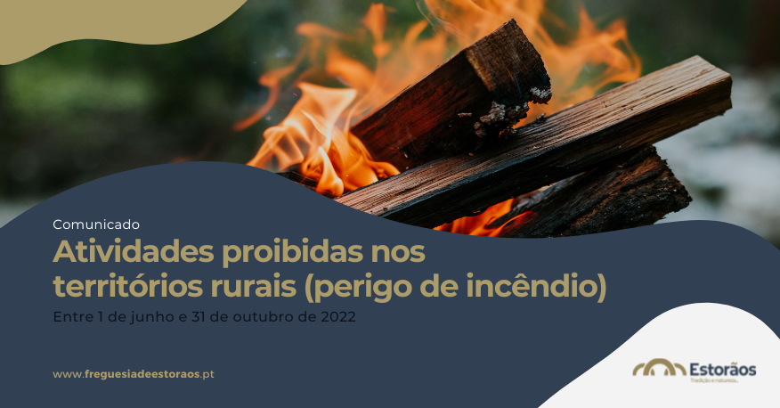 Atividades proibidas nos territ&oacute;rios rurais (perigo de inc&ecirc;ndio)