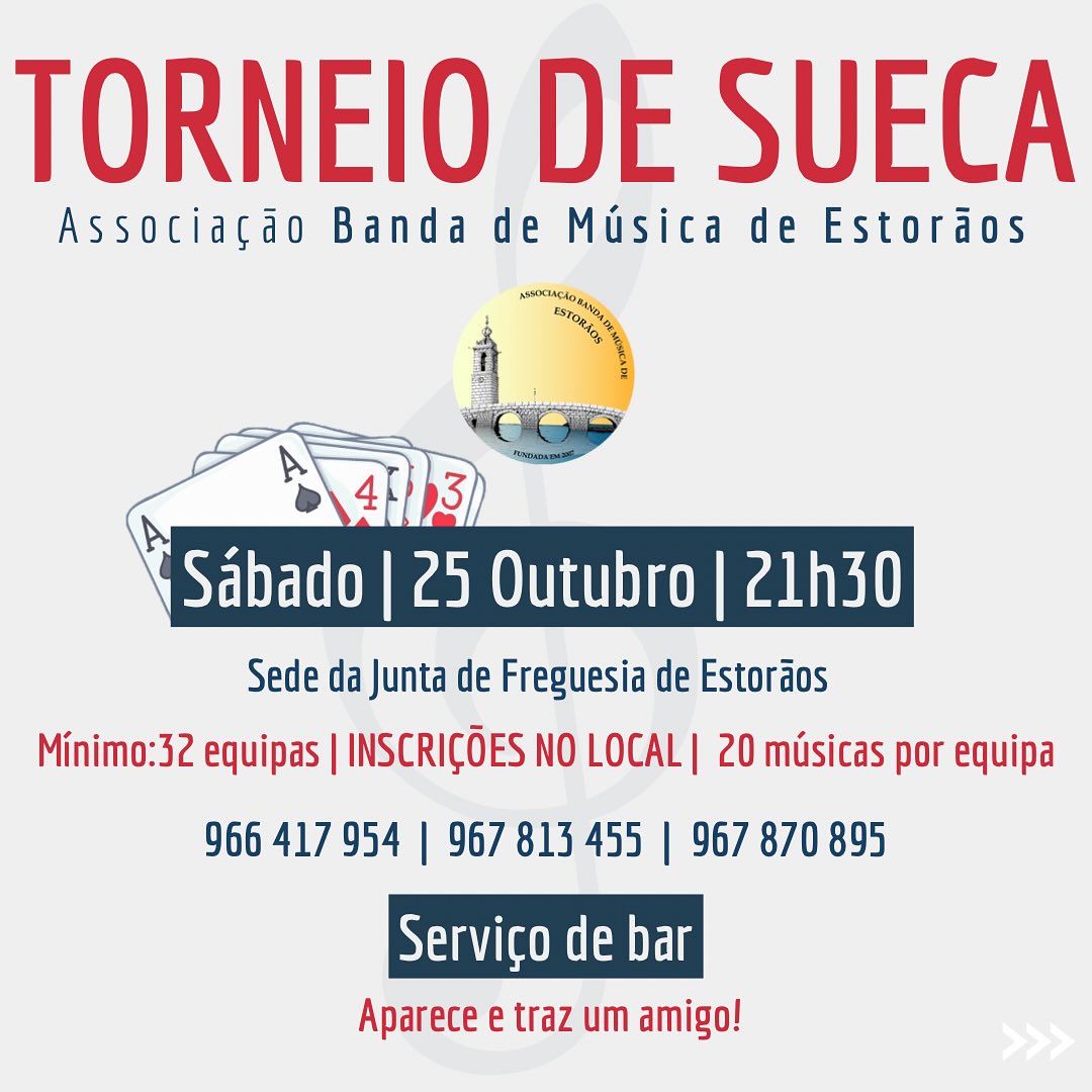 Torneio de Sueca - Associação Banda de Música de Estorãos